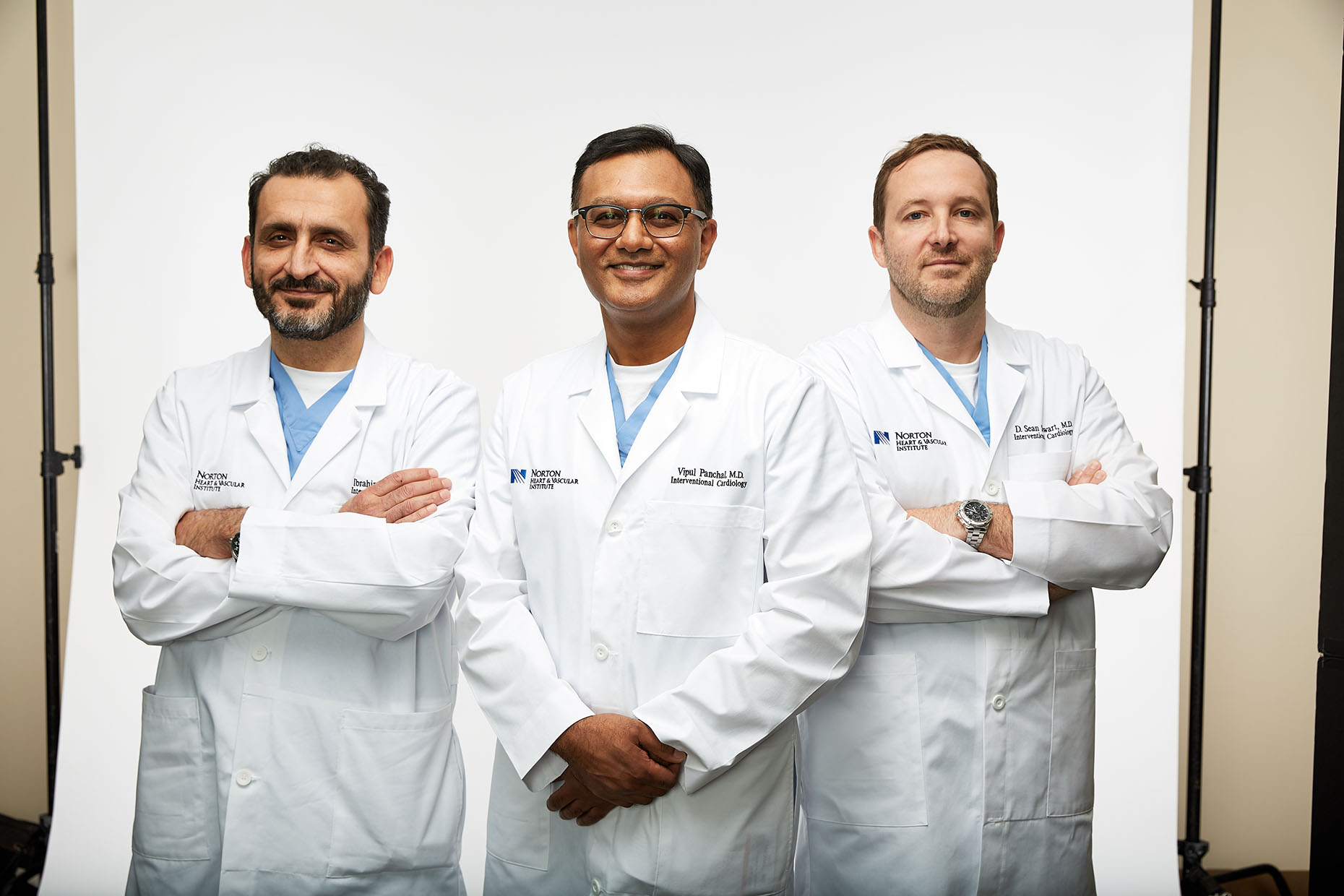 Three doctors from the Norton Healthcare system